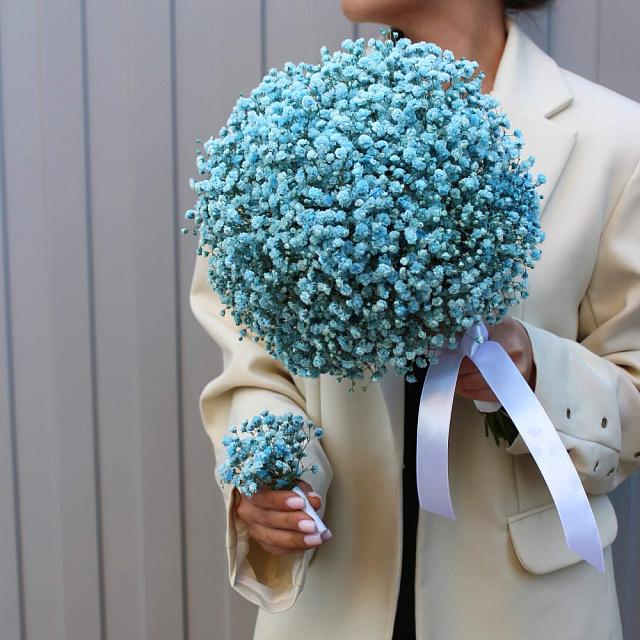 Свадебный букет из гипсофилы - изображение 2