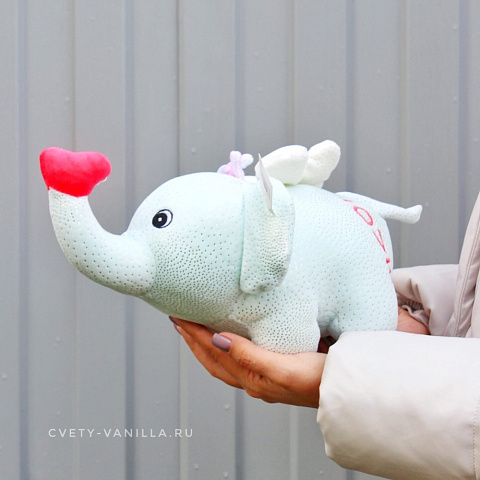 Мягкая игрушка "Слоник" 15 см - изображение 2