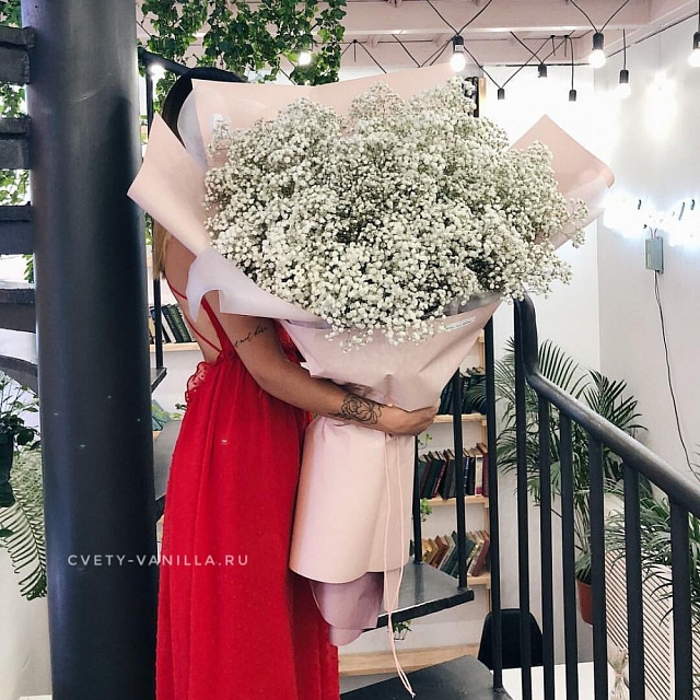 Букет из гипсофилы " VIP"  - изображение 2