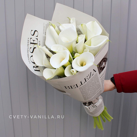 Стильные каллы в нежном оформлении - изображение 2