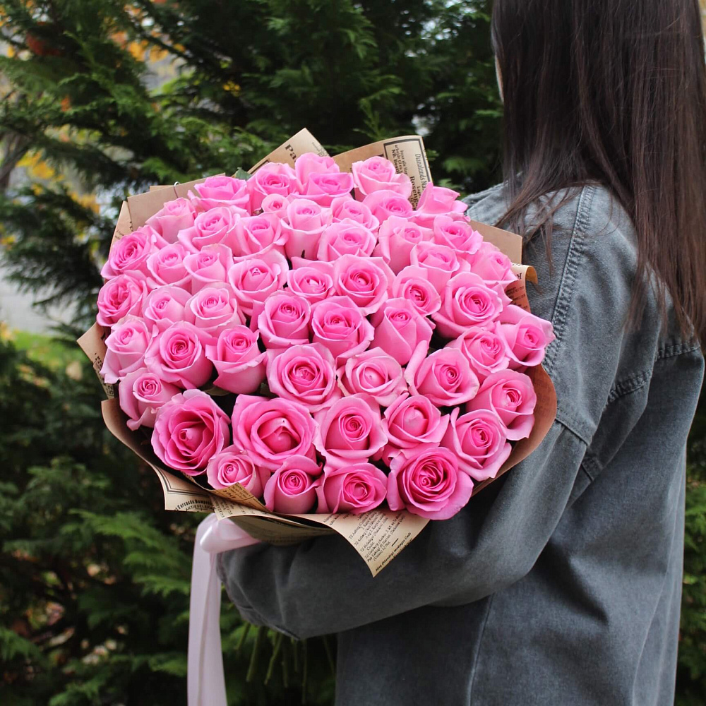 Букет из 51 розы Revival 60 см