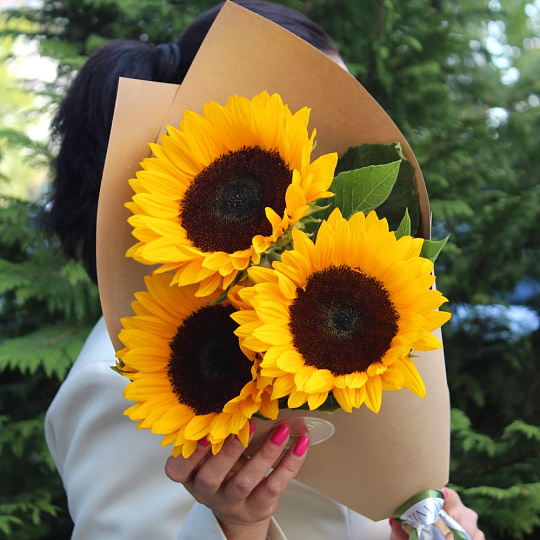 Букет из подсолнухов Small - изображение 2