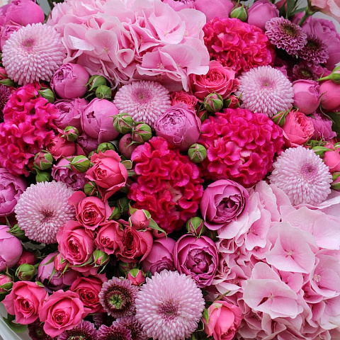 Дорогие букеты : Авторский букет "Pink River"