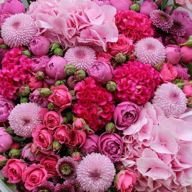 Бизнес букеты: Авторский букет "Pink River"