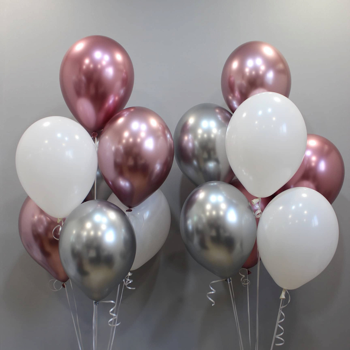 Хромированные шары на день рождения