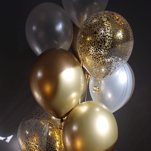 Воздушные шары на день рождения: Стильный и универсальный сет из шаров