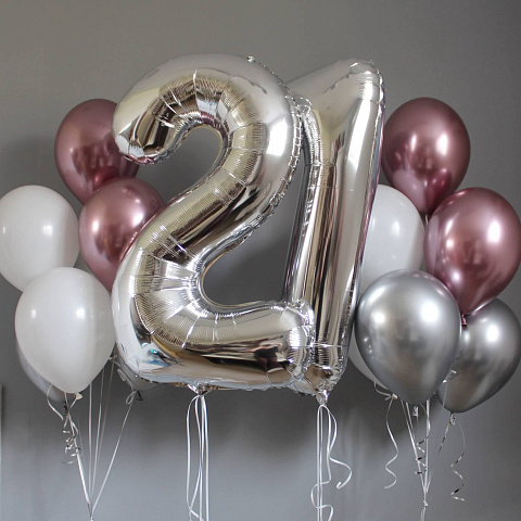 Букеты из шаров  : Набор шариков ко Дню Рождения