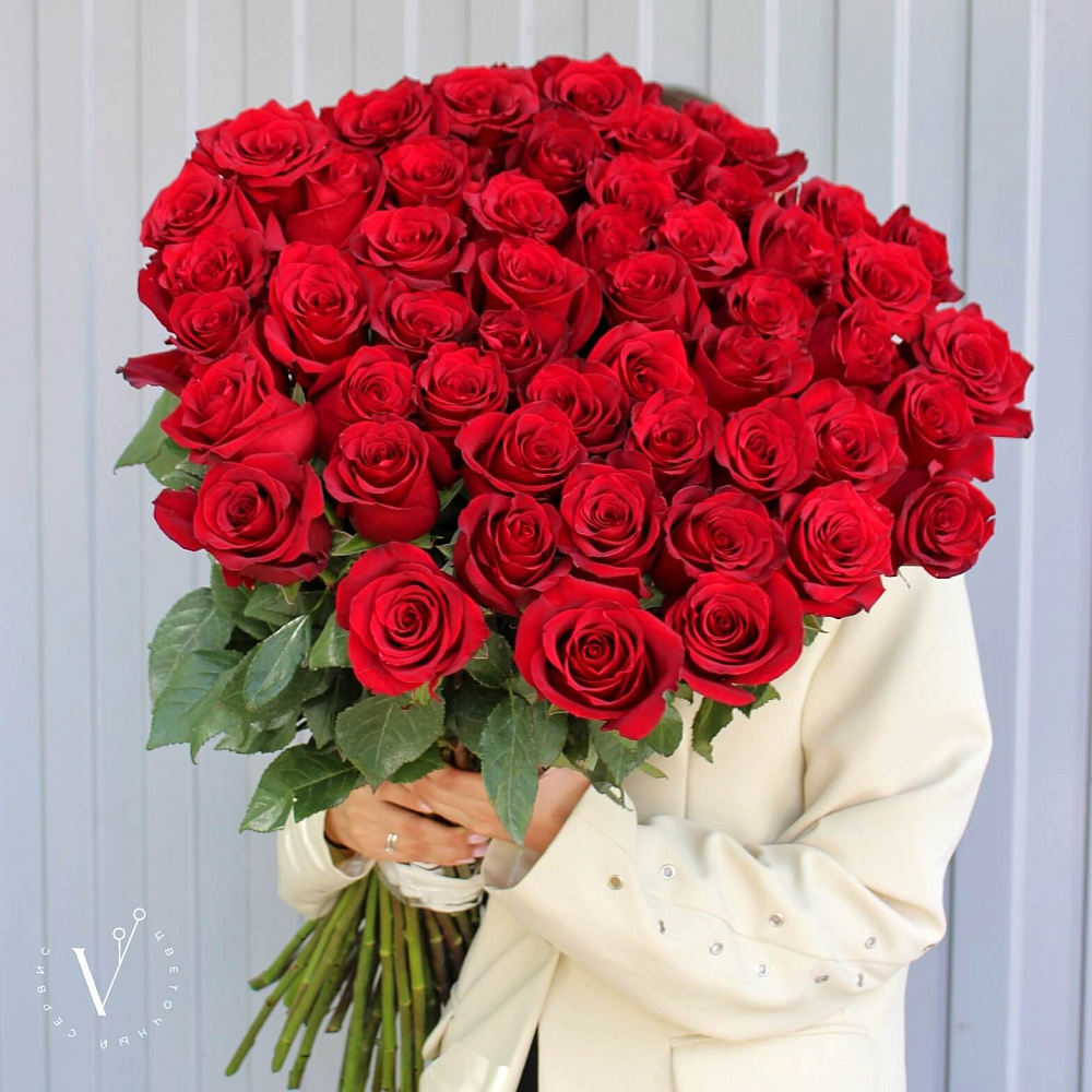 Букет из 51 розы Explorer 90 см