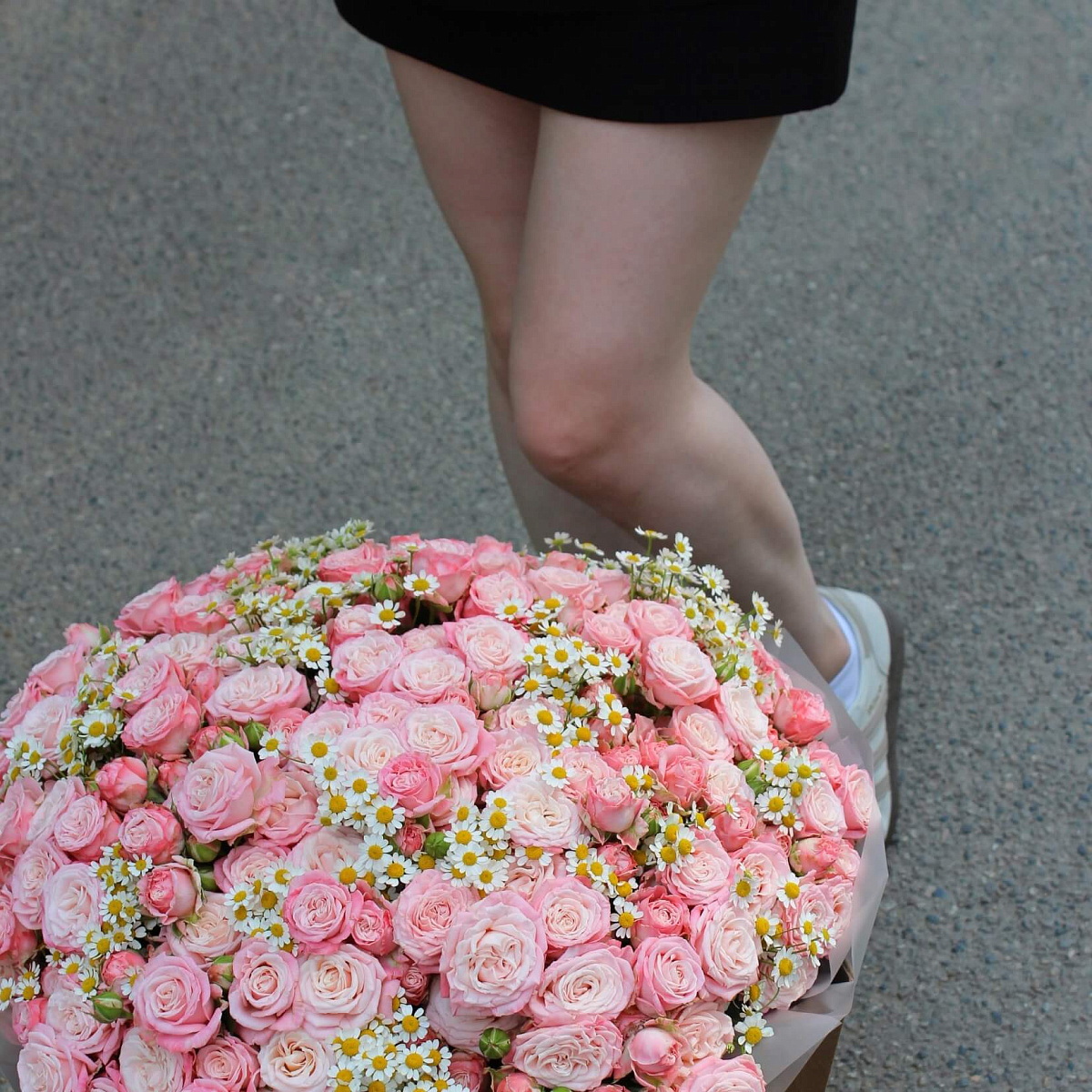 Сборный микс с ромашками