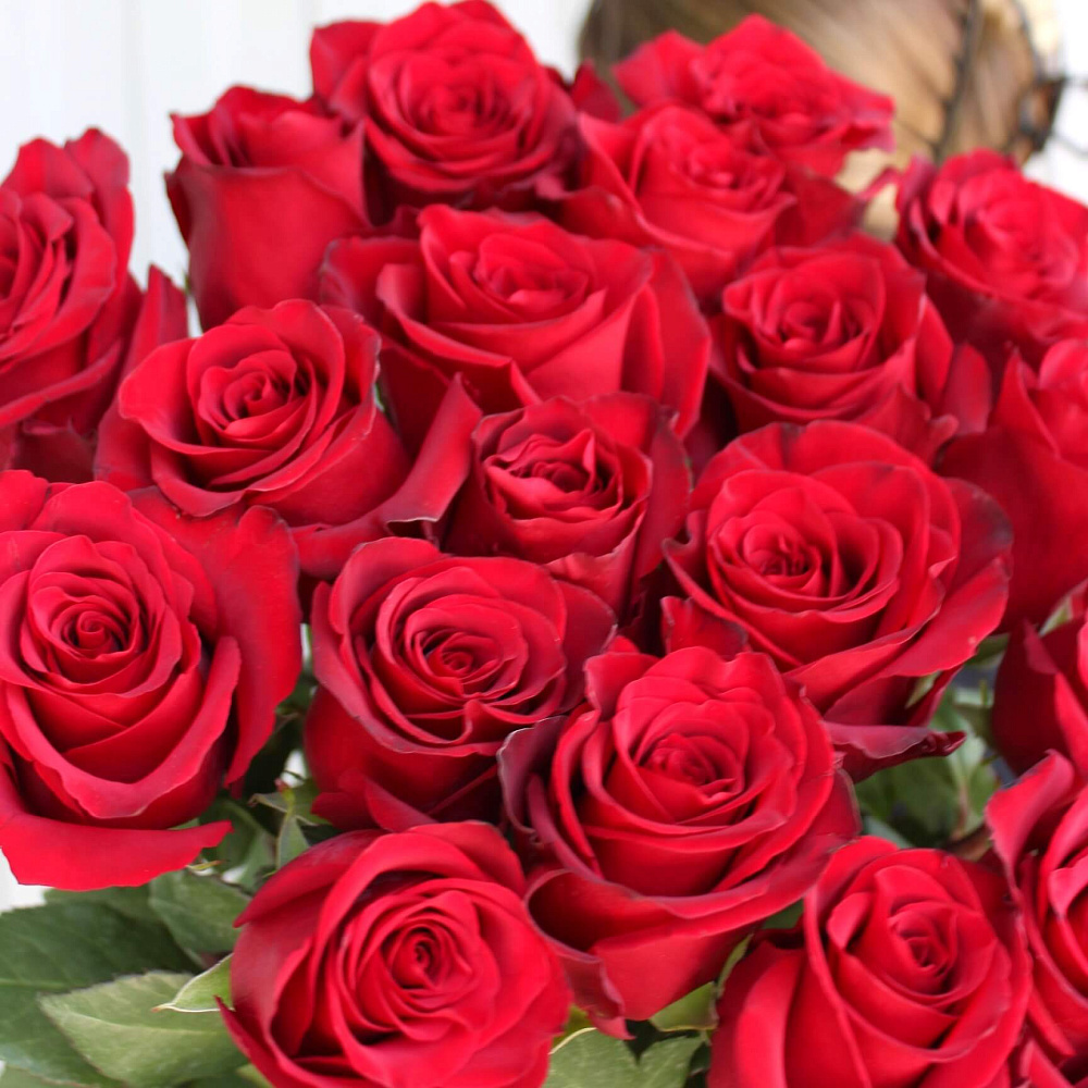 Букет из 21 розы Explorer 90 см