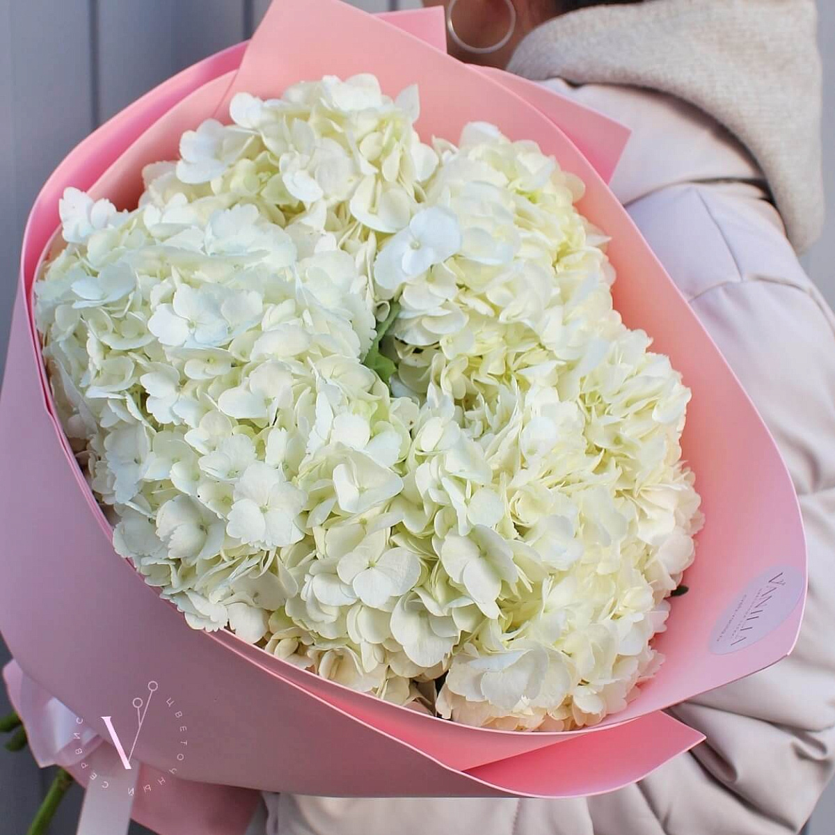 Букет из гортензии "Нежность"