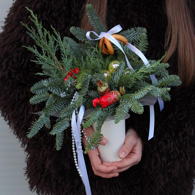 Композиция из нобилиса "Яркий Новый год" - изображение 2