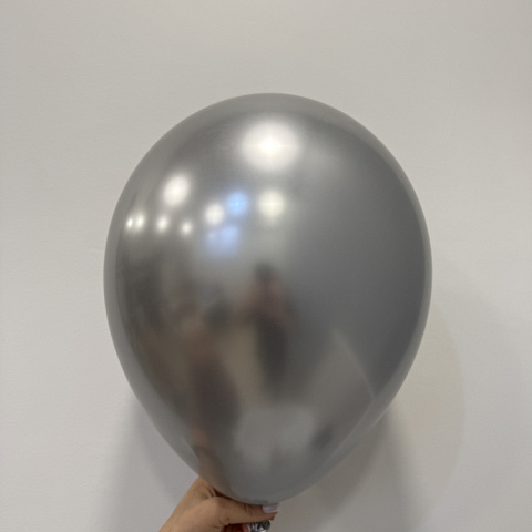 Шар серый хромированный - изображение 2