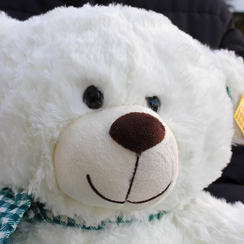 Подарки на 14 февраля: Мягкая игрушка с бантом