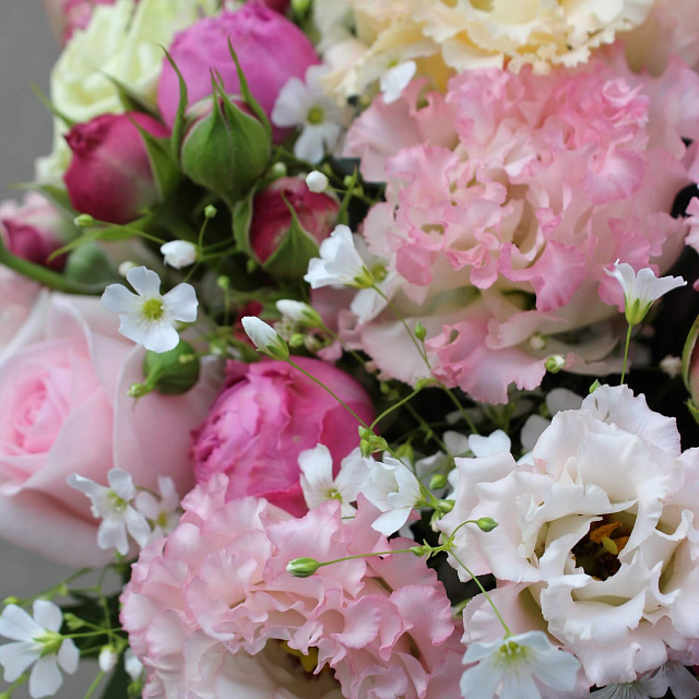 Цветы в коробке «Весна»