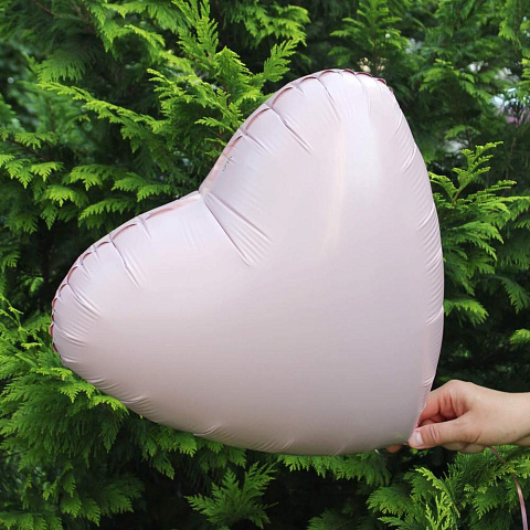 Шар сердце - пыльная роза - изображение 2