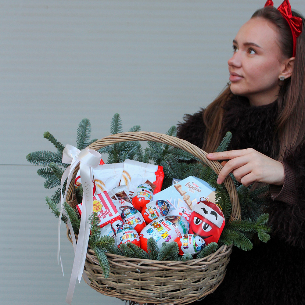 Корзина новогодняя "EXCLUSIVE"