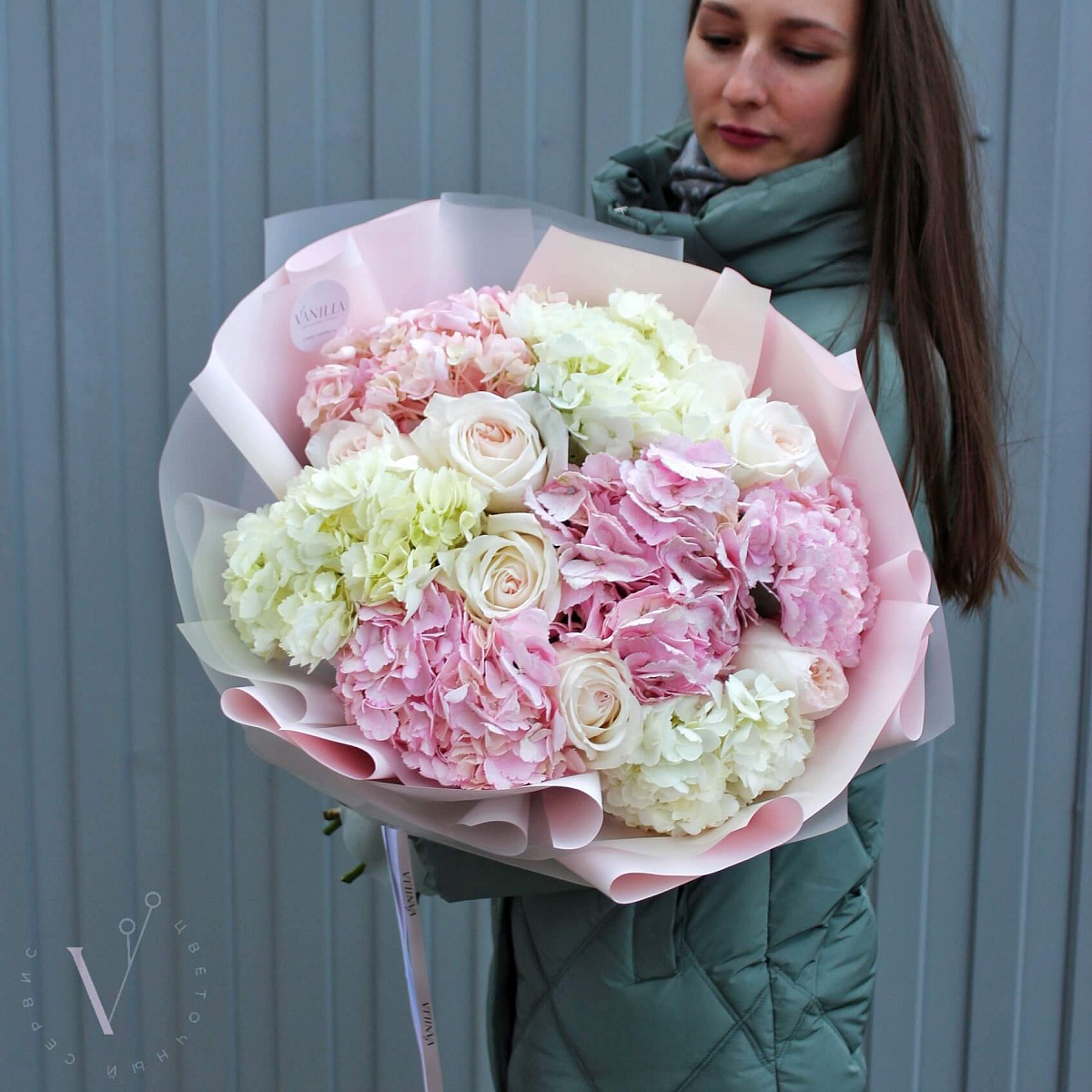 Сборный букет "Ванилла"