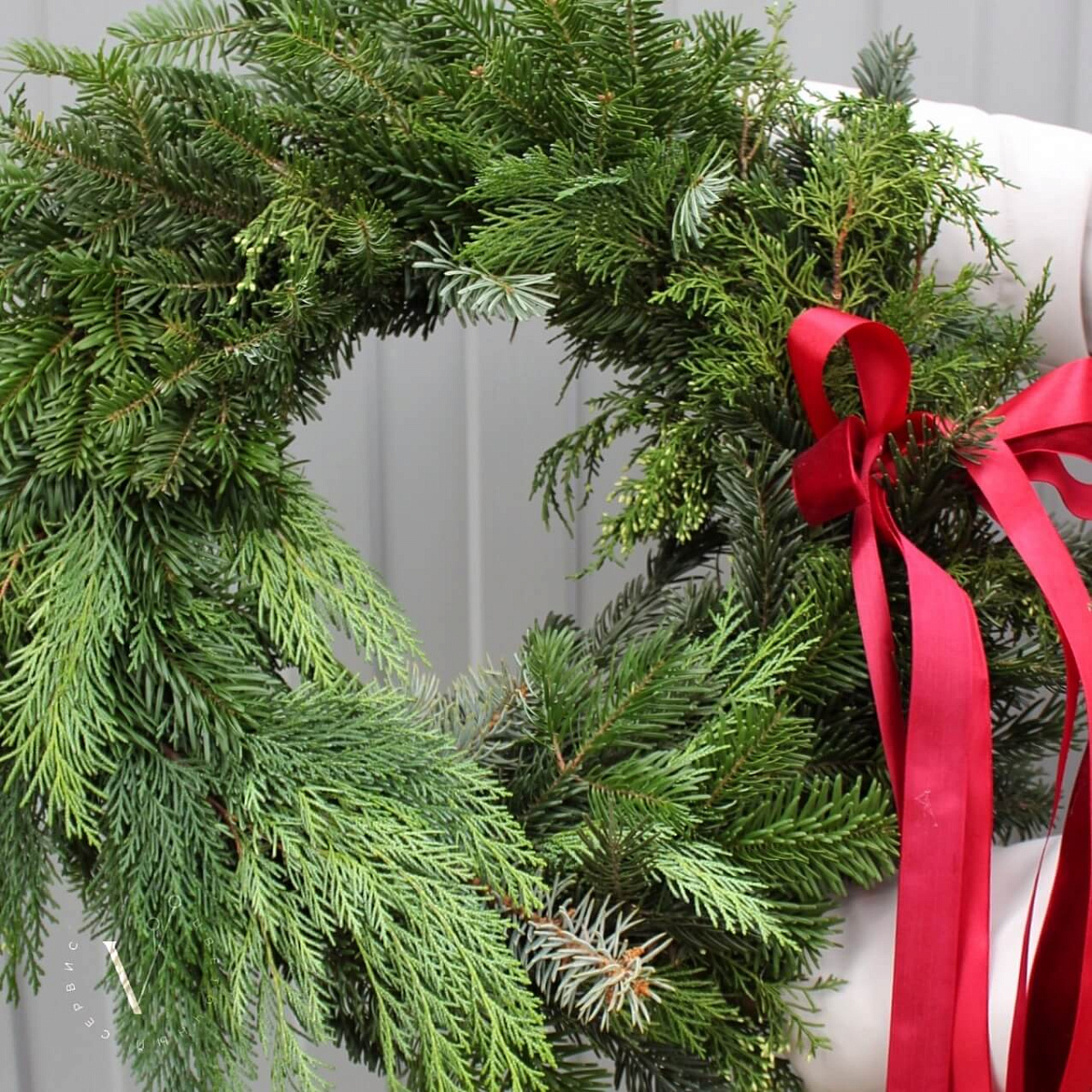 Венок декоративный Натуральный