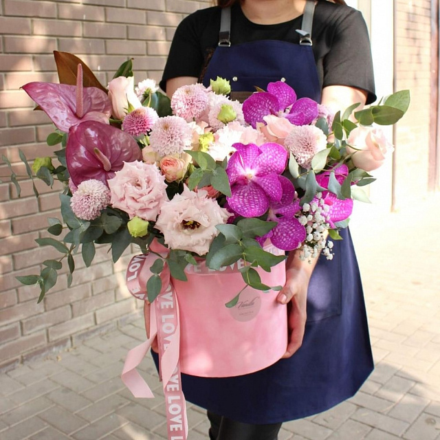 Шляпная коробка "Нежный Бархат" - изображение 2