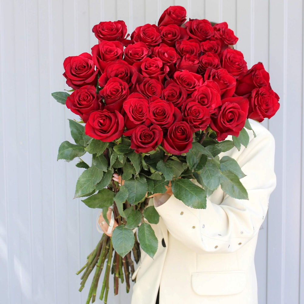 Букет из 33 роз Explorer 90 см
