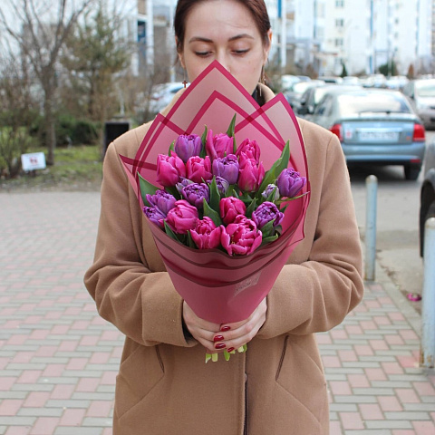 Микс из 15 пионовидных тюльпанов - изображение 2