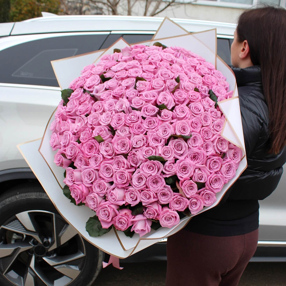Букет из 151 розы Маритим 60 см