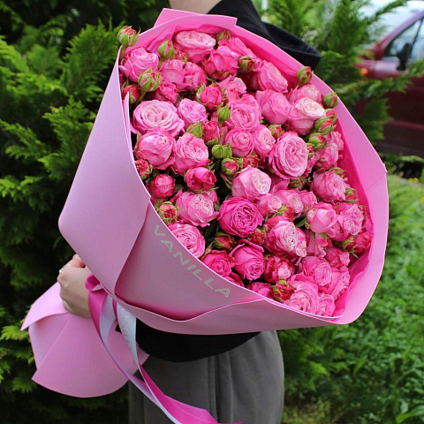 Букет из 15 веток розы Леди Бомбастик - изображение 2