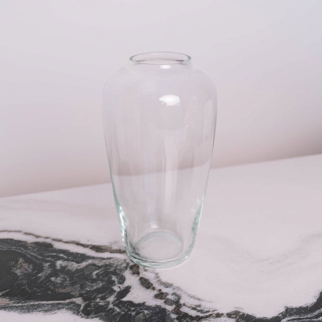 Стеклянная ваза для букета 32 см - изображение 2