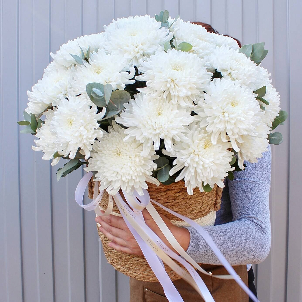 Большая композиция с хризантемой