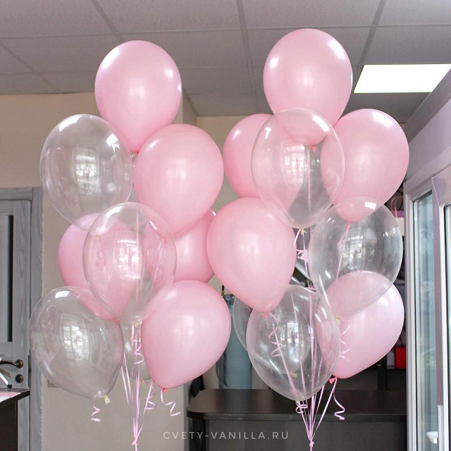 2 связки нежных шариков с грузиками - изображение 2