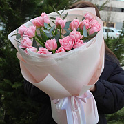 Букет с тюльпанами Amore