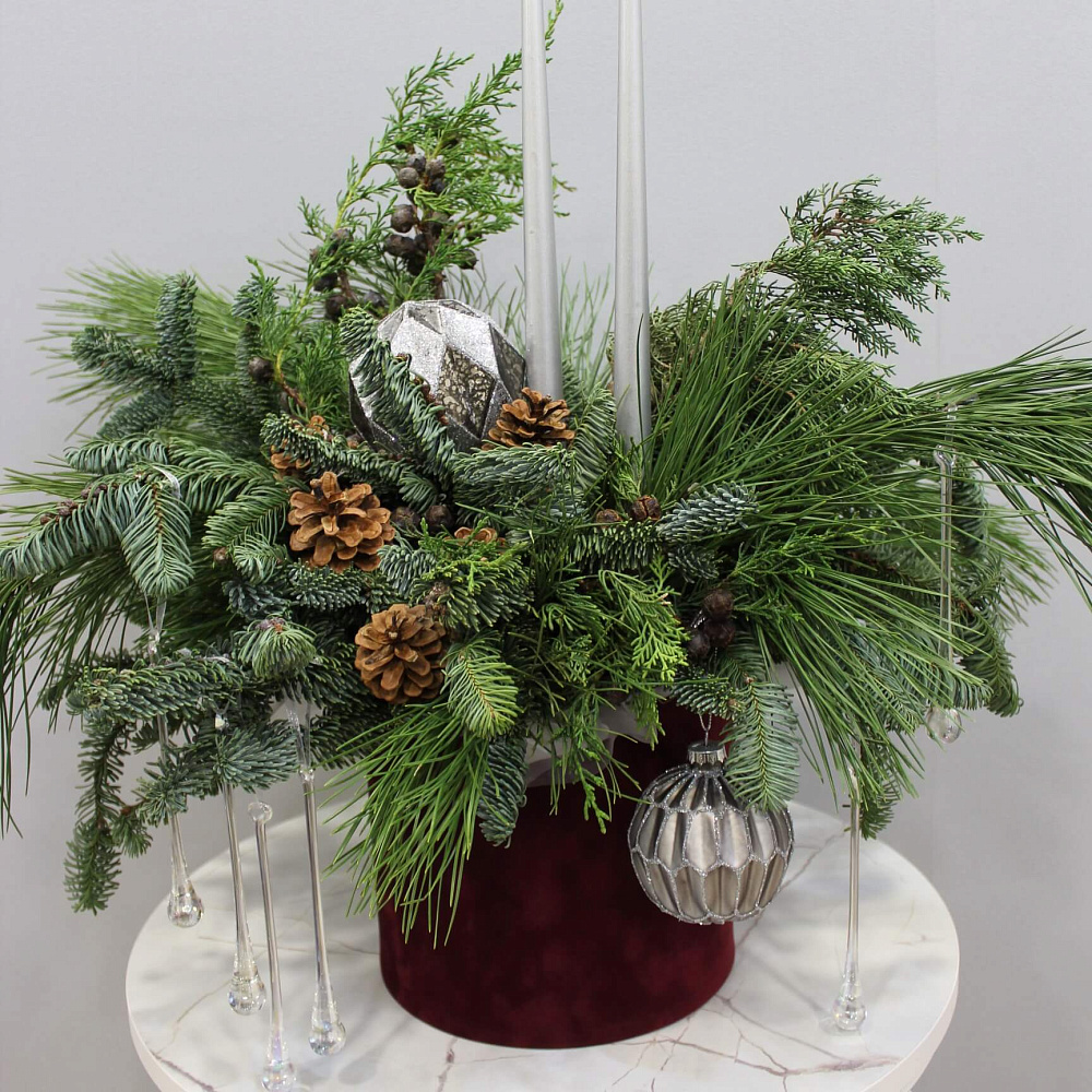 Новогоднее кашпо 