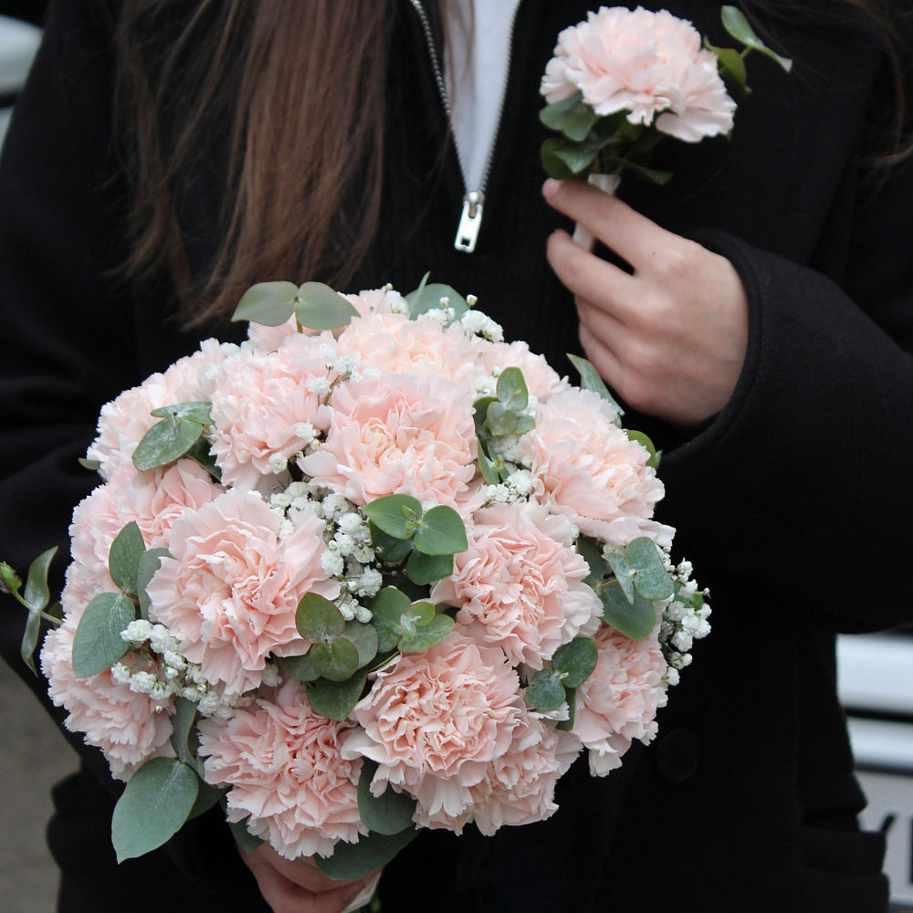 Букет невесты "Диантус"