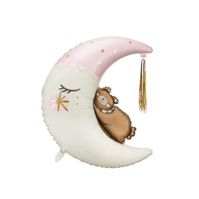 Шар на выписку "Полумесяц с медвежонком" - изображение 2