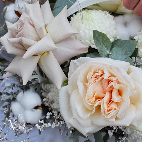 Цветы Маме: Ящик с цветами для мамы