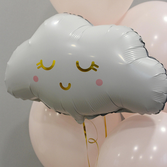 Композиция из шаров на выписку