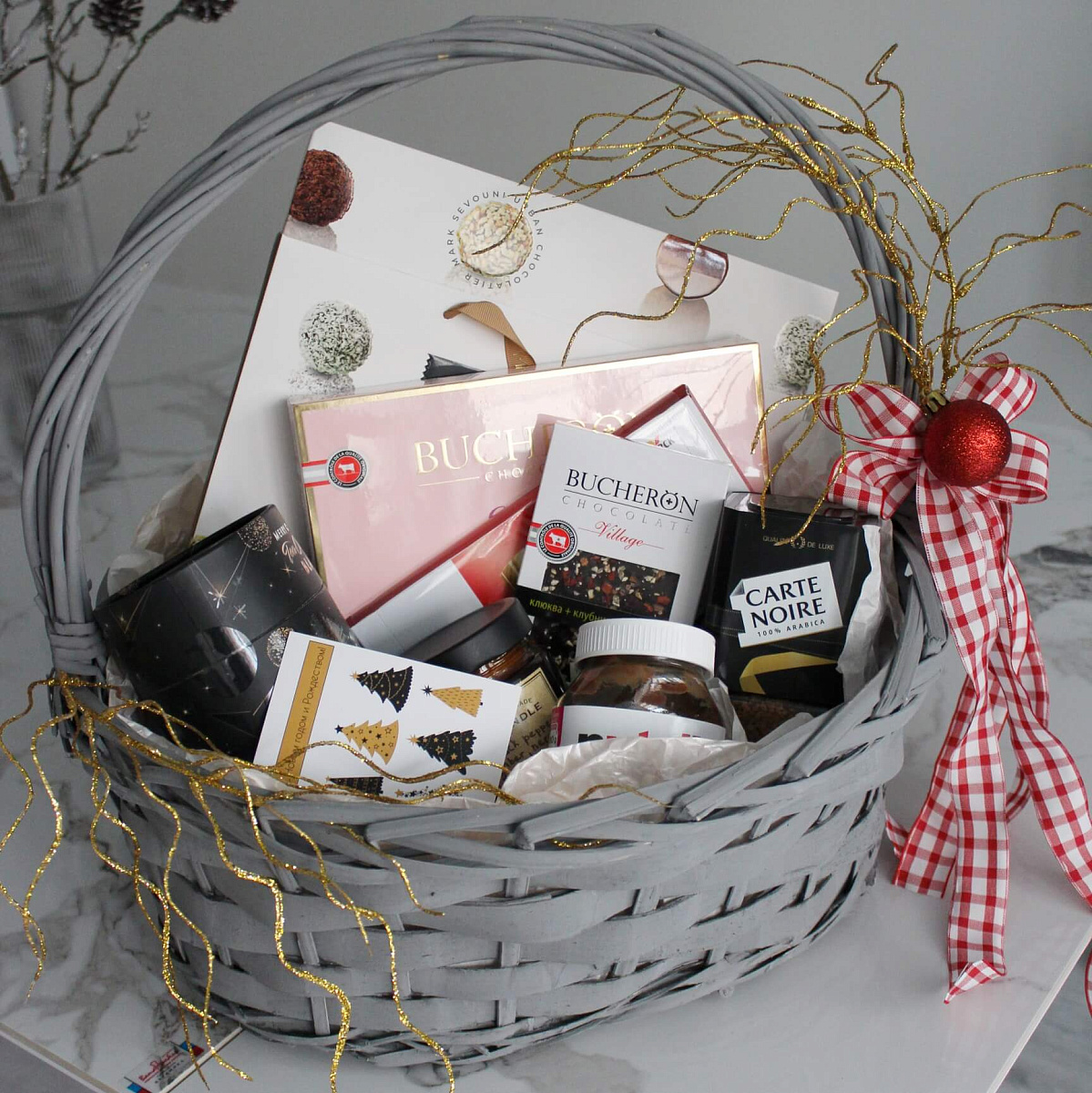 Корзина новогодняя "EXCLUSIVE"