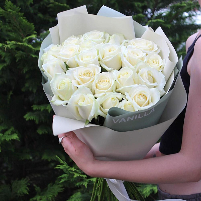 Букет из 23 роз Аваланж - изображение 2