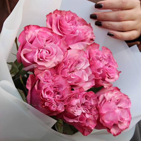 Недорогие букеты: Букет роз Кантри Блюз