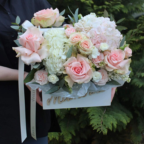 Ящик микс с цветами для Мамы - изображение 2