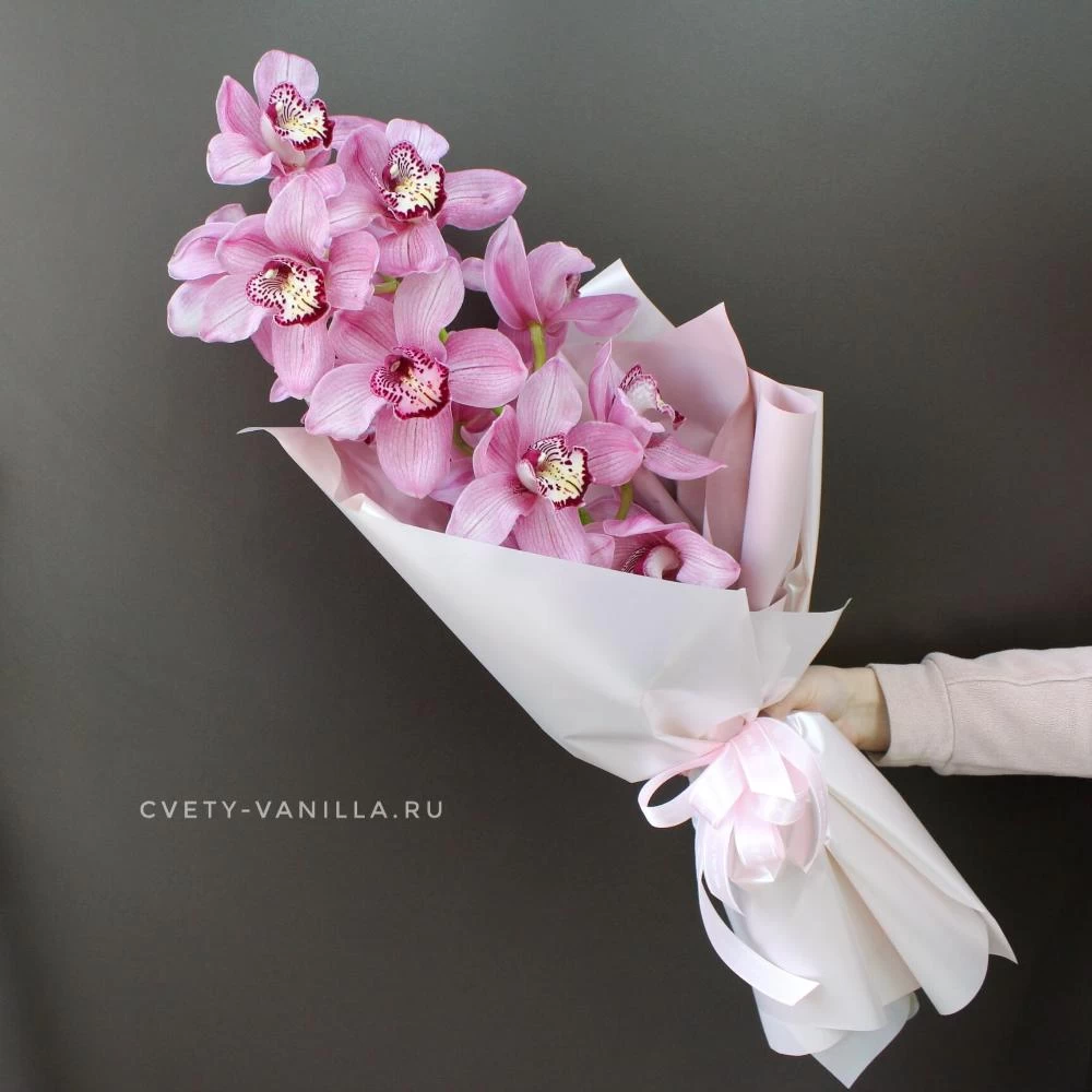 Купить Букет из орхидеи Цимбидиум с Доставкой по Выгодной Цене в Краснодаре.