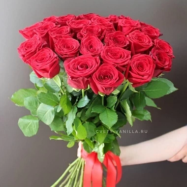 Букет из 27 красных ароматных роз