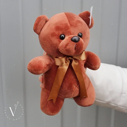 Коричневый мягкий мишка