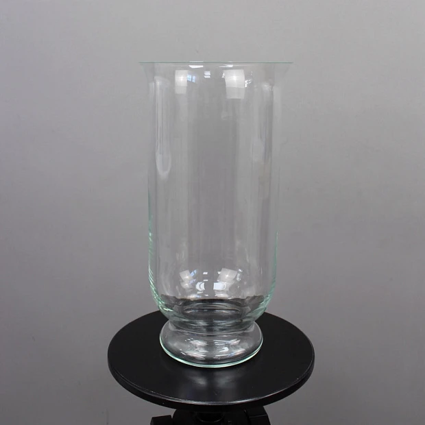 Стеклянная напольная ваза 40 см