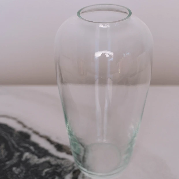 Стеклянная ваза для букета 32 см