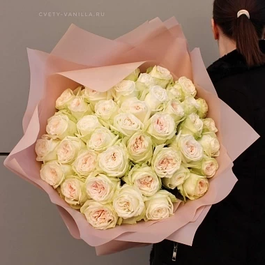 Букет ароматных роз White Ohara