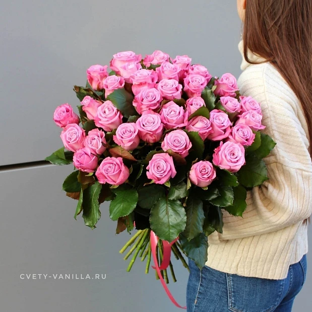 Букет ароматных роз Маритим 60 см