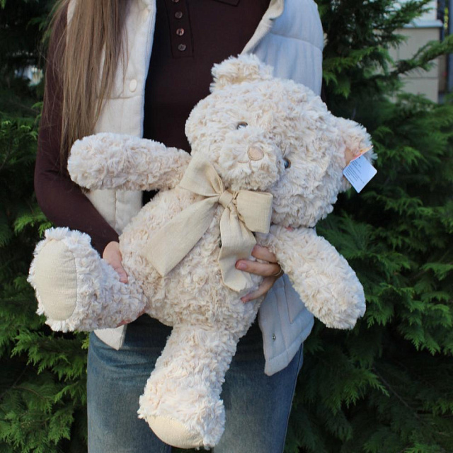 На фото Медвежонок кремовый Медвежонок кремовый