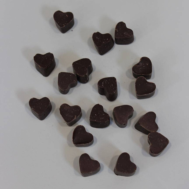 Конфеты шоколадные сердечки 100 г